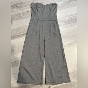 Have‎ Gray Strapless Jumpsuit